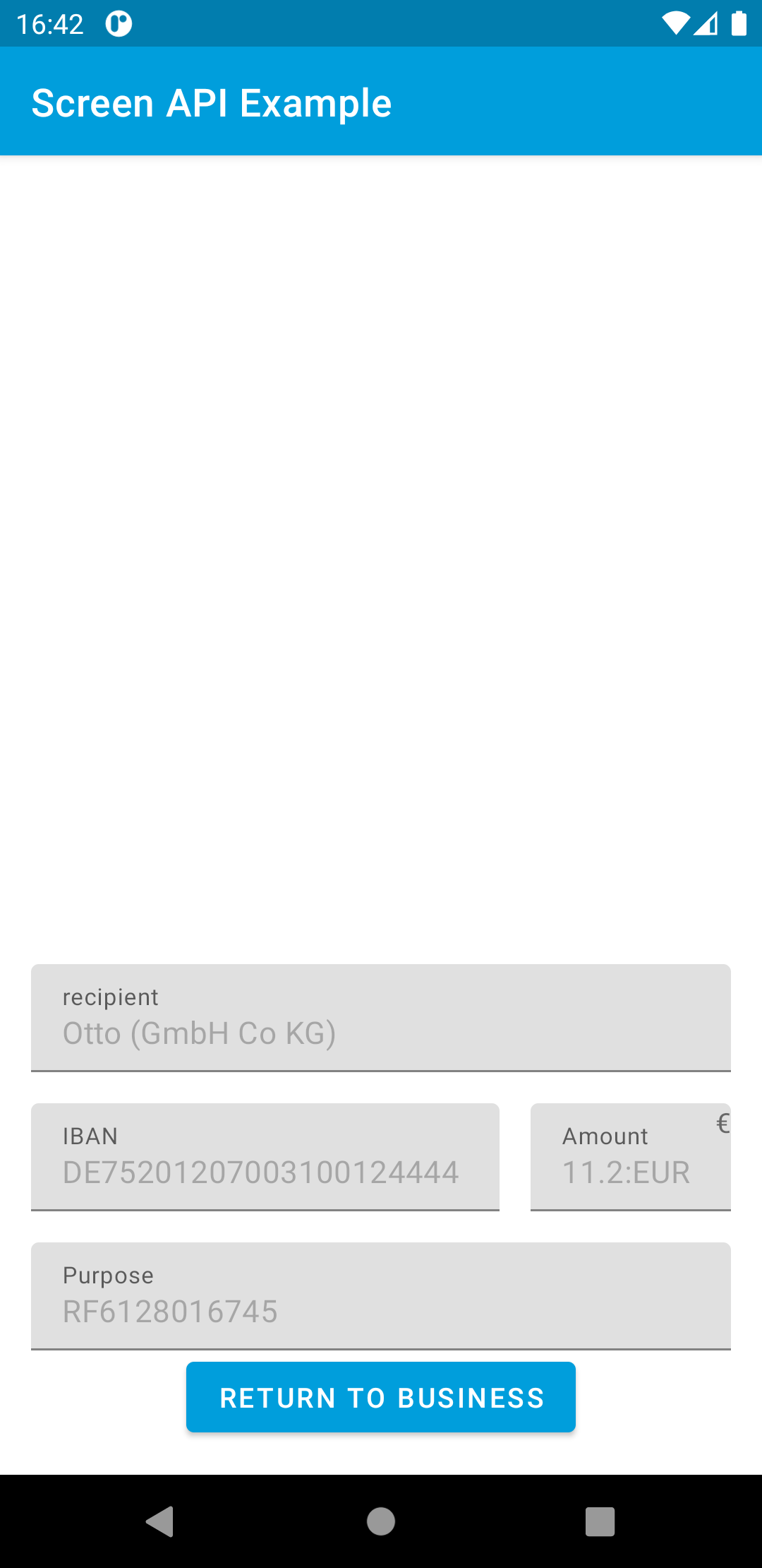 Banking App - Resolved Payment